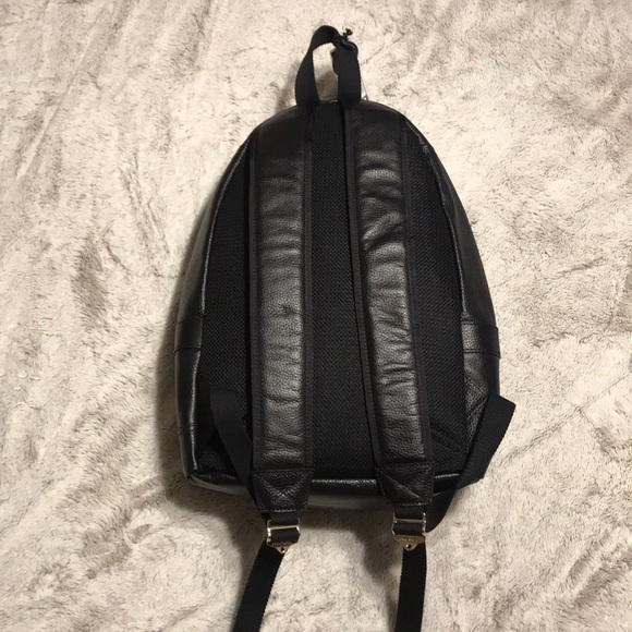 NWT Diesel Black Leather with Gold Studs Backpack - Picture 4 of 10